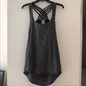 Lululemon Gray and Black Tank